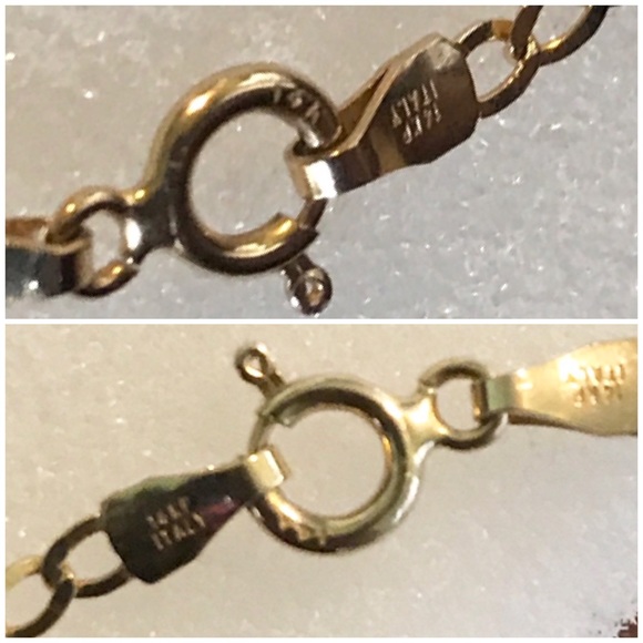 👑✅PRICE FIRM✅ Genuine 14k Solid Gold 3 Charm Bracelet - Picture 4 of 10